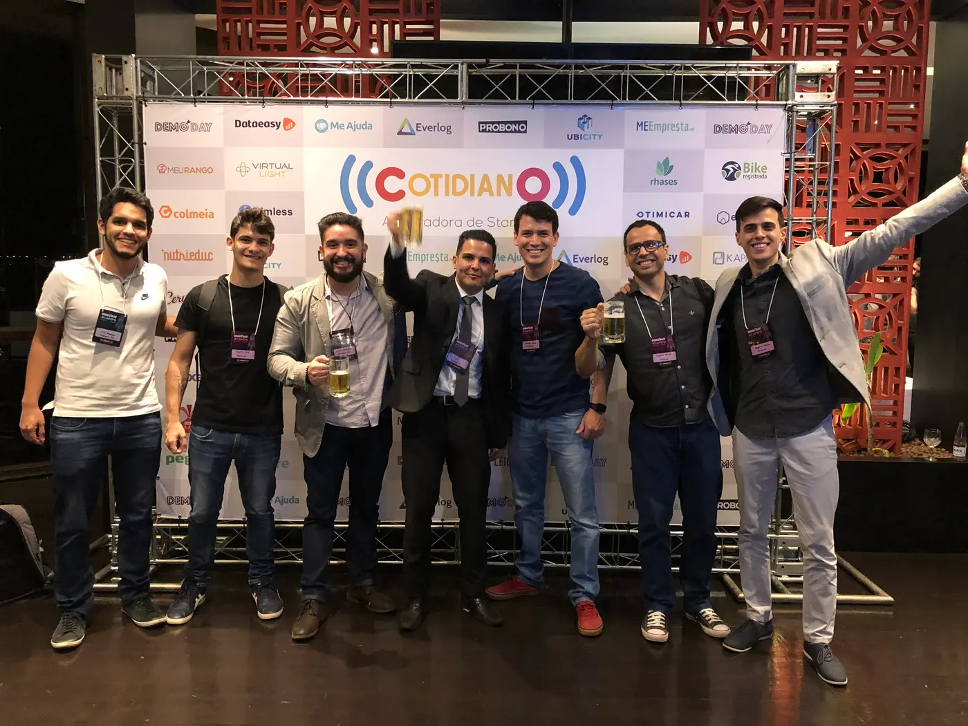Demo Day Cotidiano com sócios e investidores
