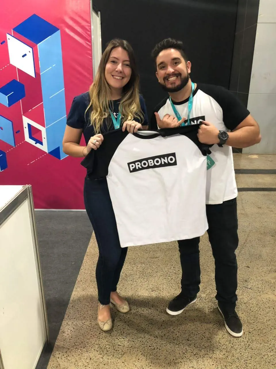 Stand Probono em evento